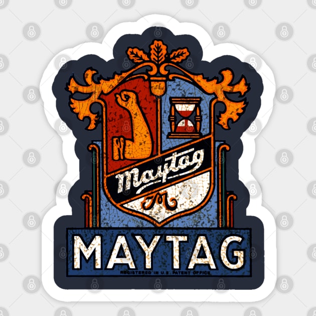 Vintage Maytag Sticker by Midcenturydave
